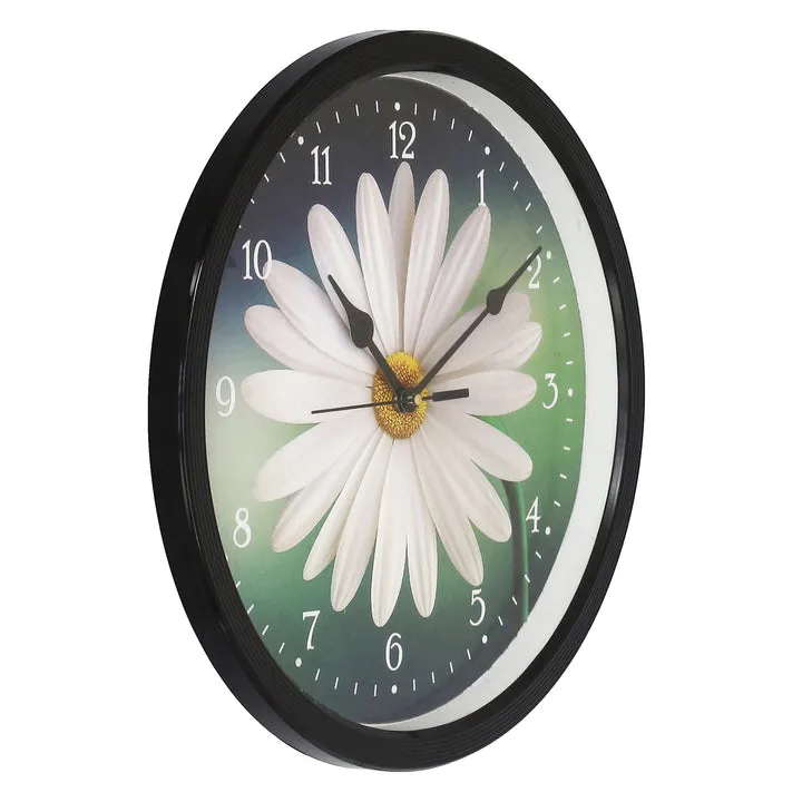 Designer Round Analog Black Wall Clock