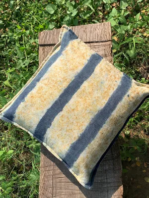 Ecoprinted Handwoven Cushion Cover Neil Off White