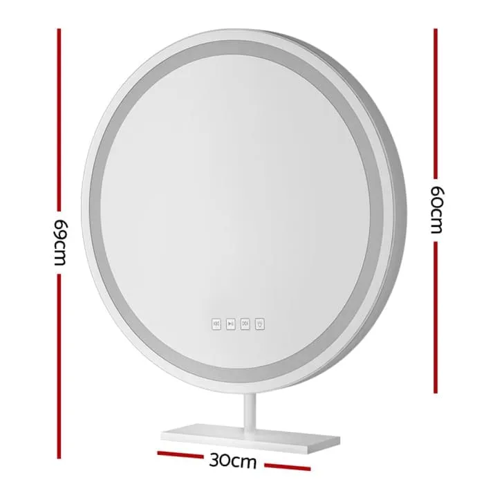 Embellir Makeup Mirror With Bluetooth And Led 60cm