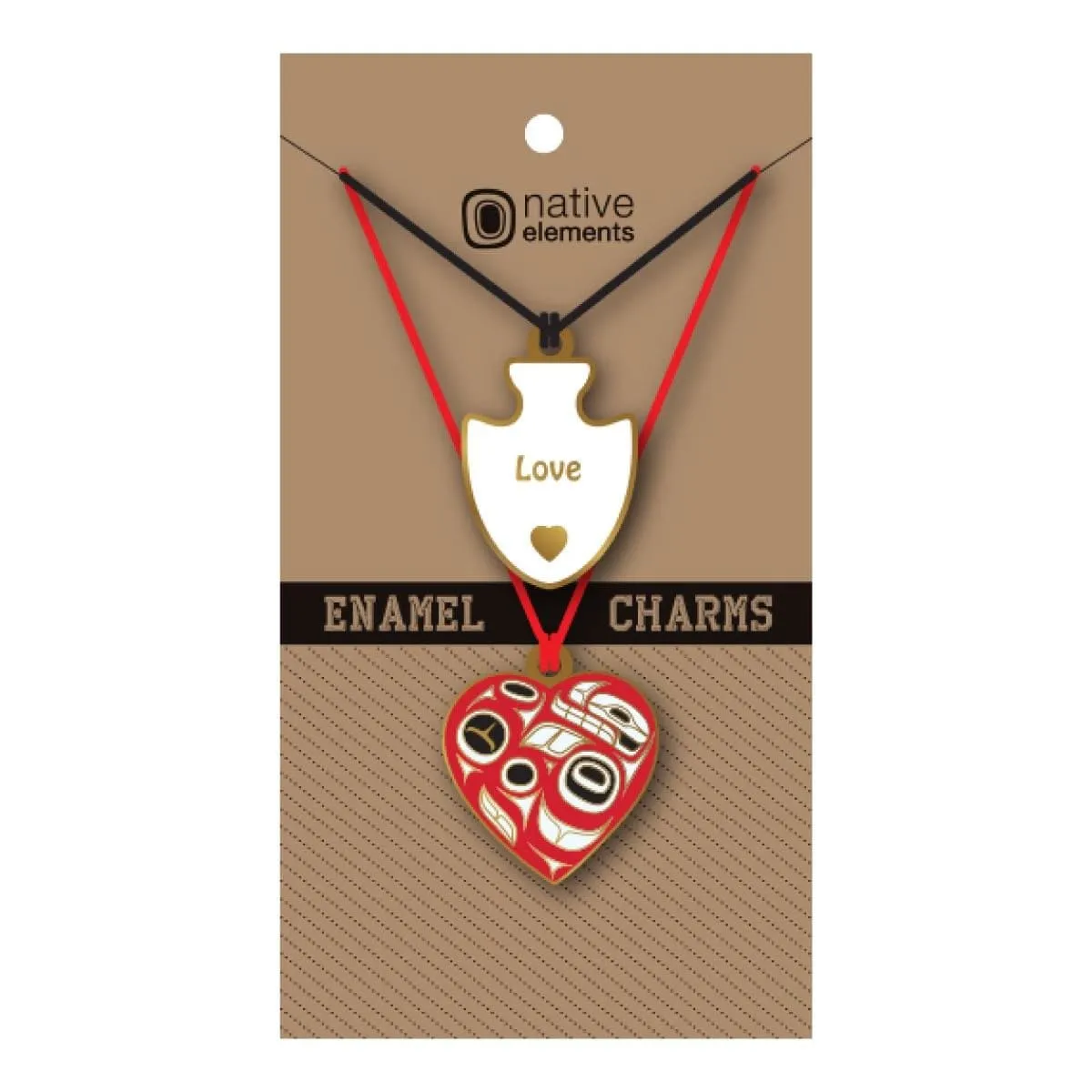 Enamel Charms - Heart by Ben Houstie