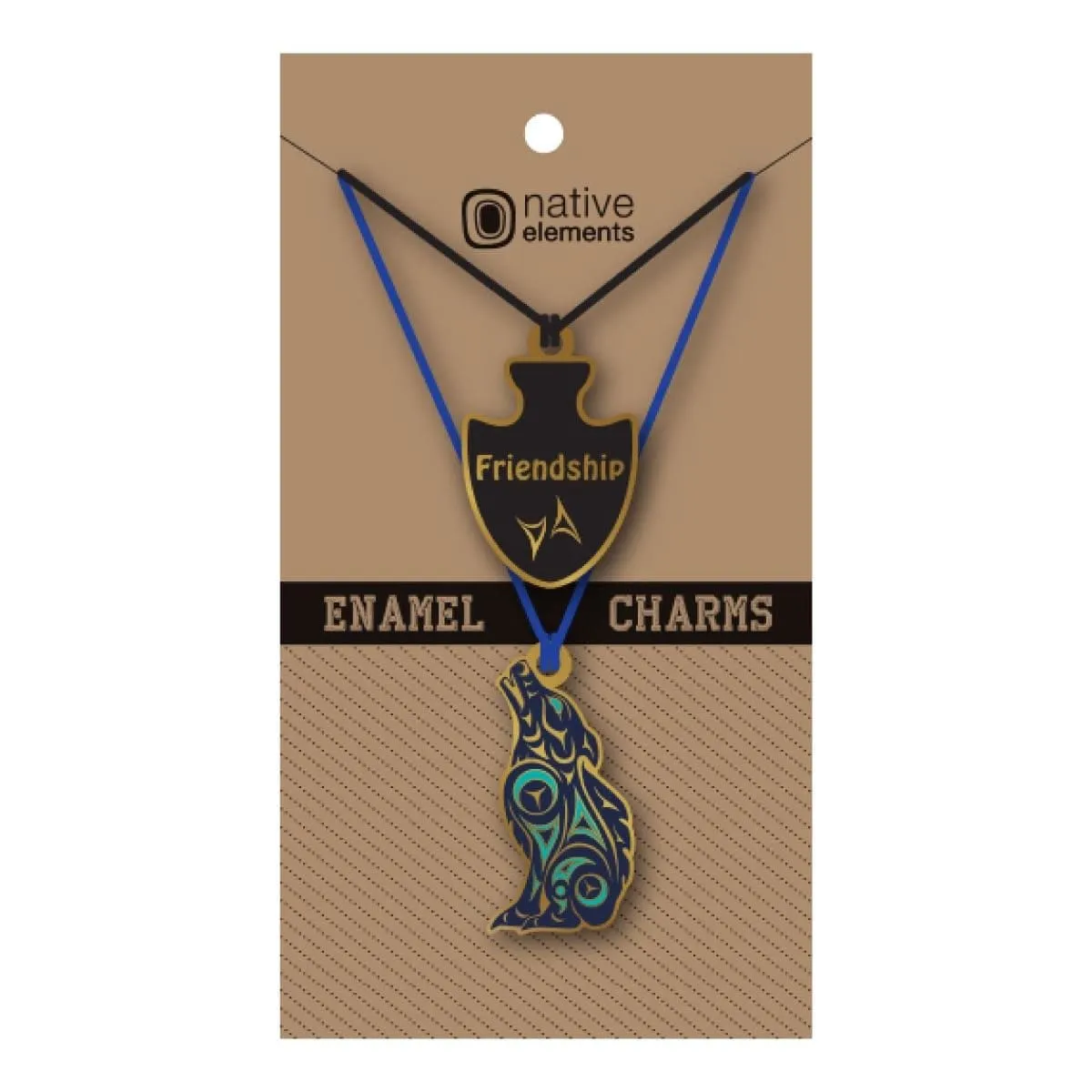 Enamel Charms - Wolf by Darrell Thorne