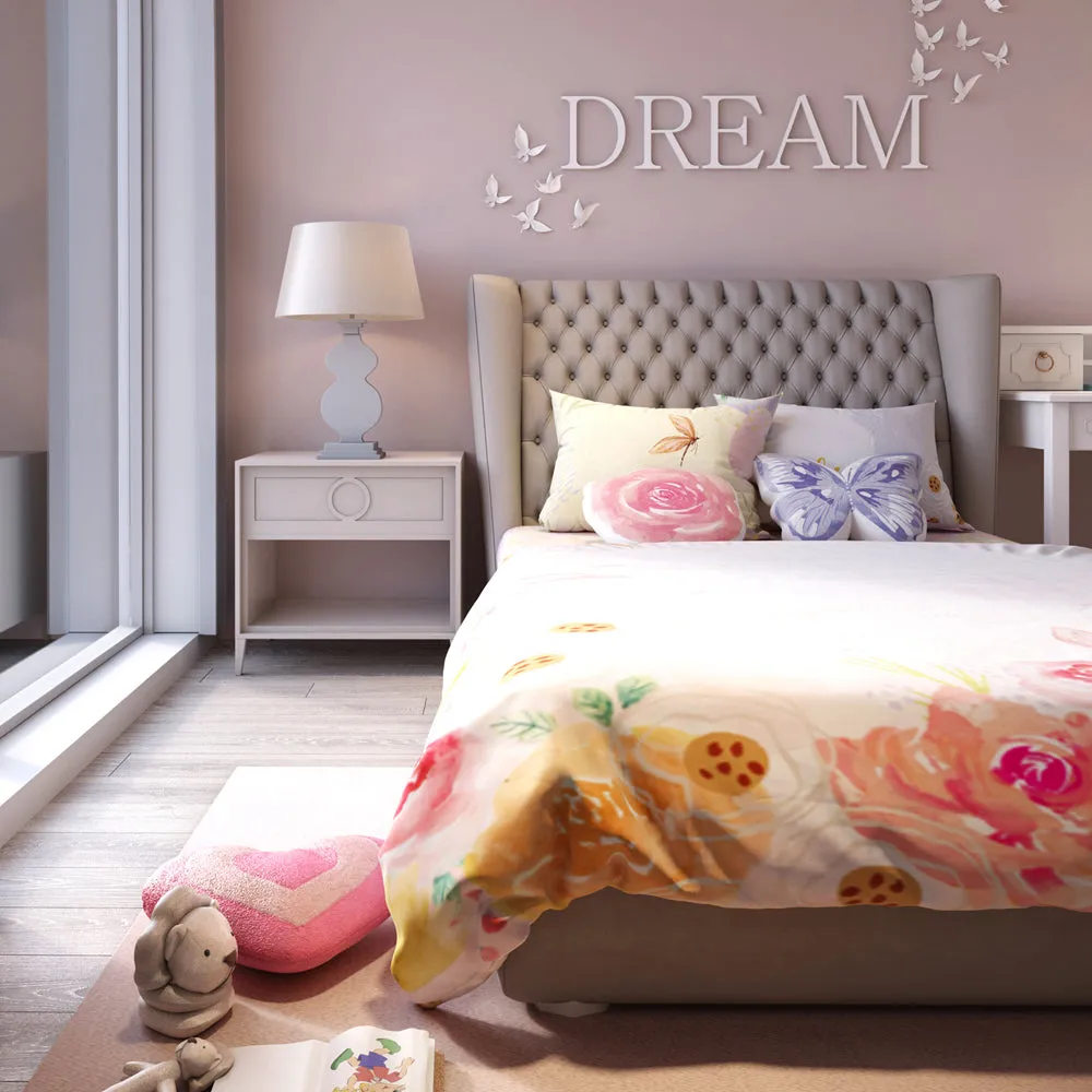 Fancy Fluff Kids 6 Pc  Full Bed Set   Secret Garden- Single/Double