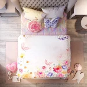 Fancy Fluff Kids 6 Pc  Full Bed Set   Secret Garden- Single/Double