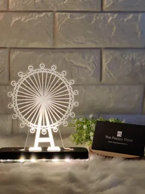 Ferris Wheel Led Plaque with Led Stand