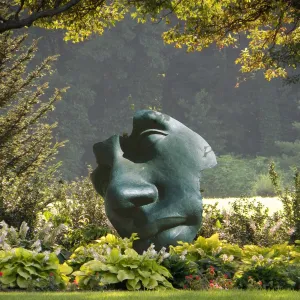 FINEST Garden Art Large Bronze Face Sculpture For Sale FB-029