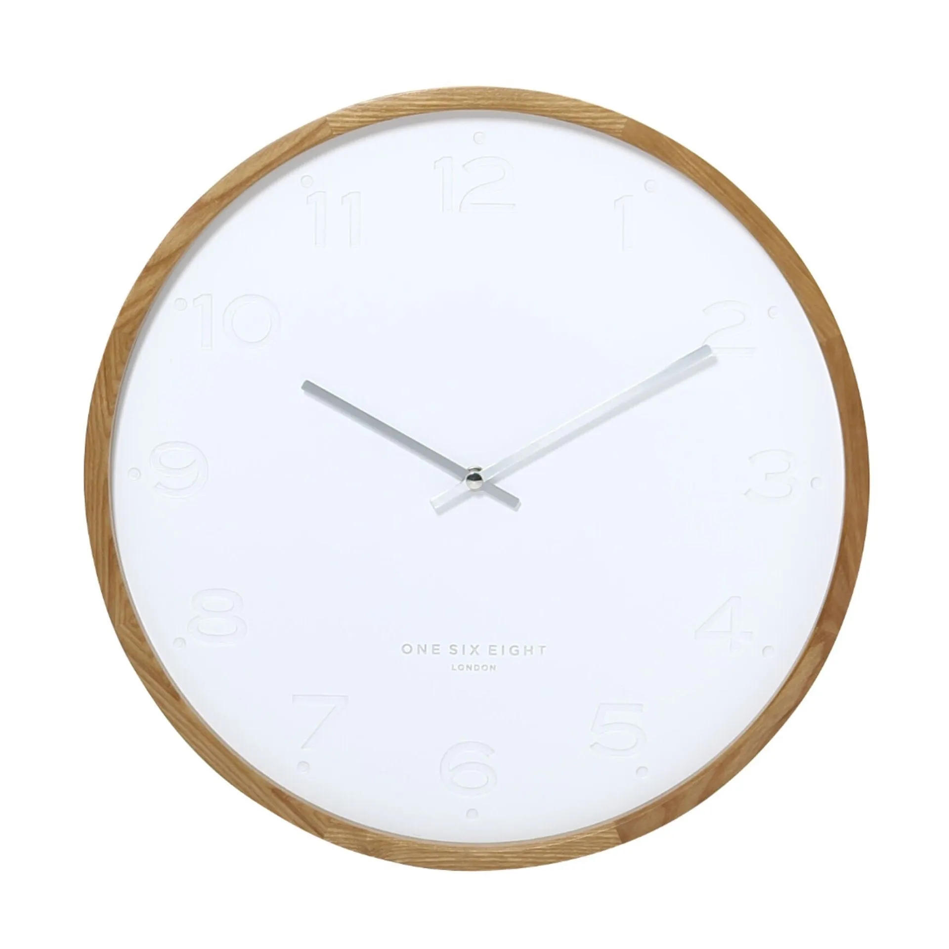 Fiona 35cm Silent Wall Clock - White