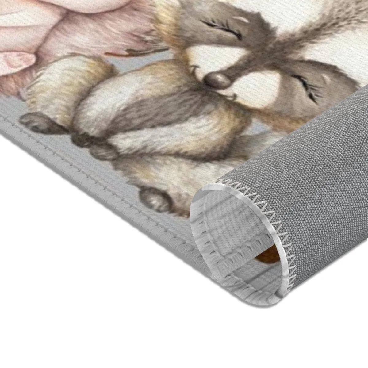 Floral Woodlands Nursery Rug