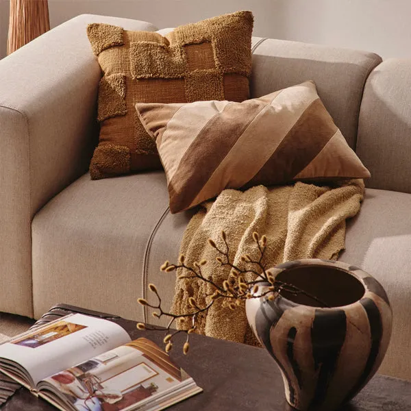 Frankie Cushion (Mushroom / Beige) 60 x 40cm