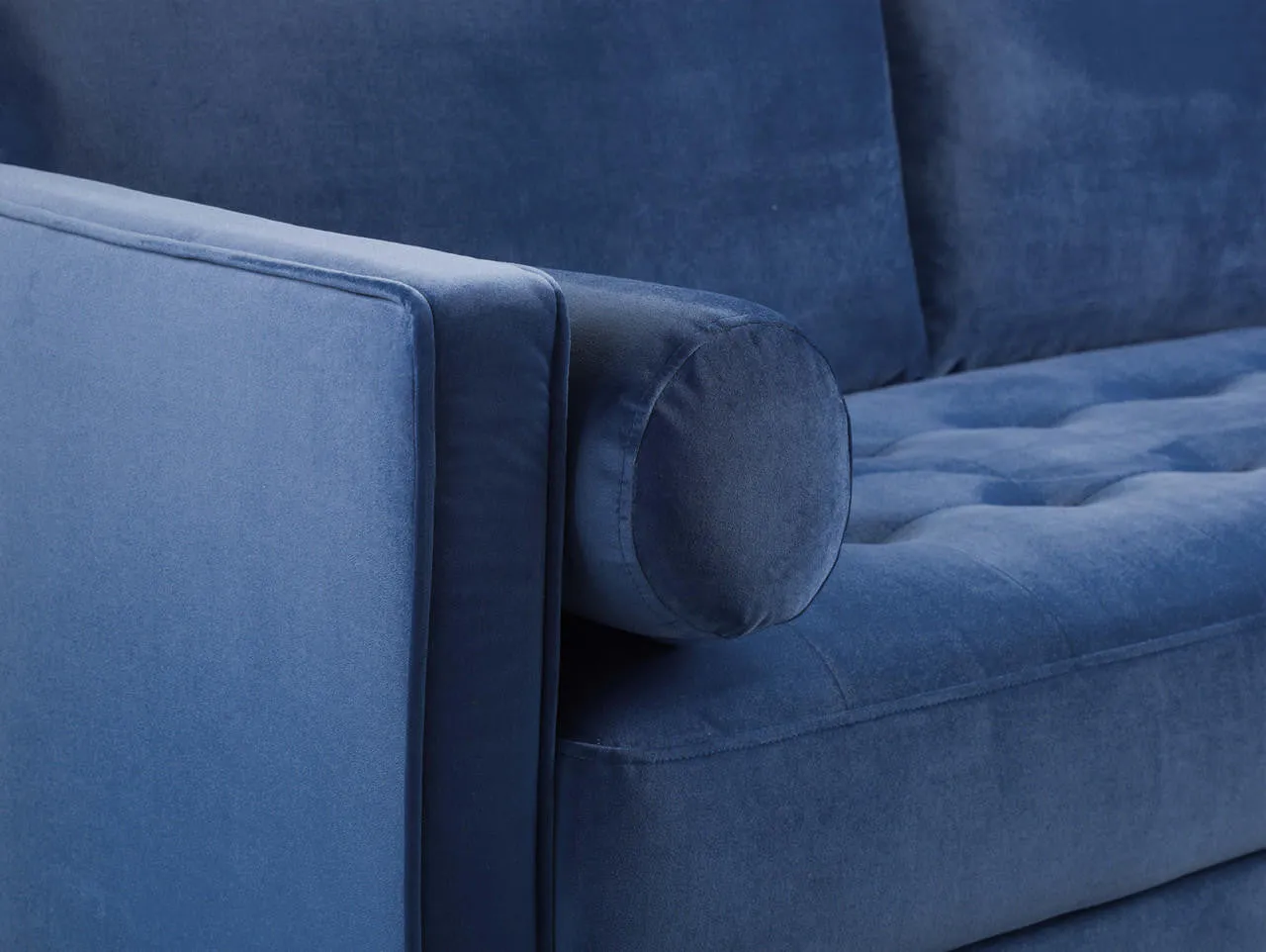 Fuji Sofa - Plush Blue 3 Seater
