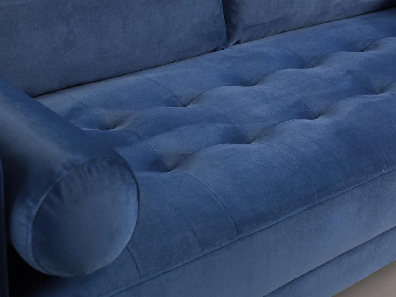 Fuji Sofa - Plush Blue 3 Seater