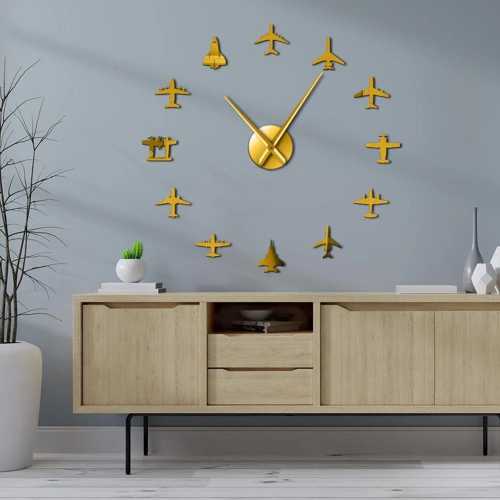 Giant Airplane Wall Clock