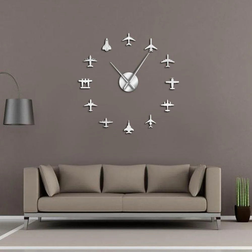 Giant Airplane Wall Clock