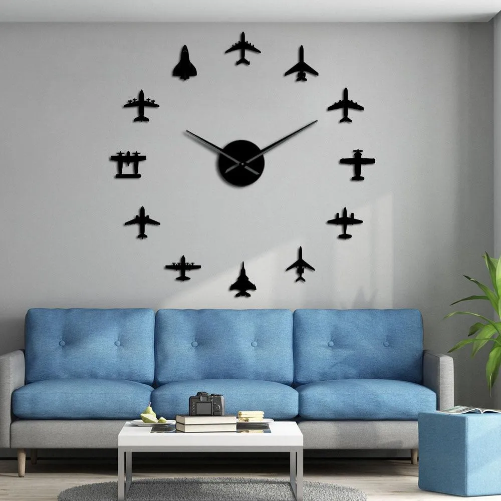 Giant Airplane Wall Clock