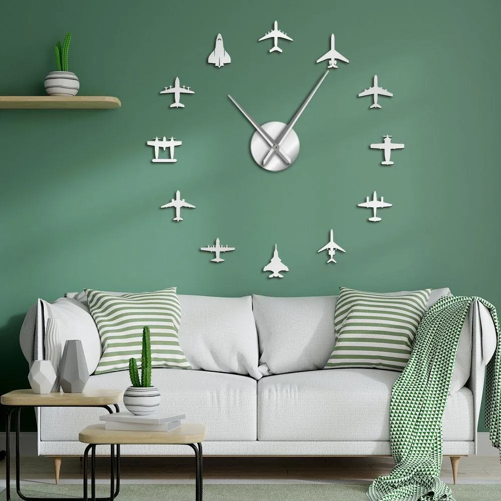 Giant Airplane Wall Clock
