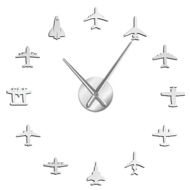 Giant Airplane Wall Clock
