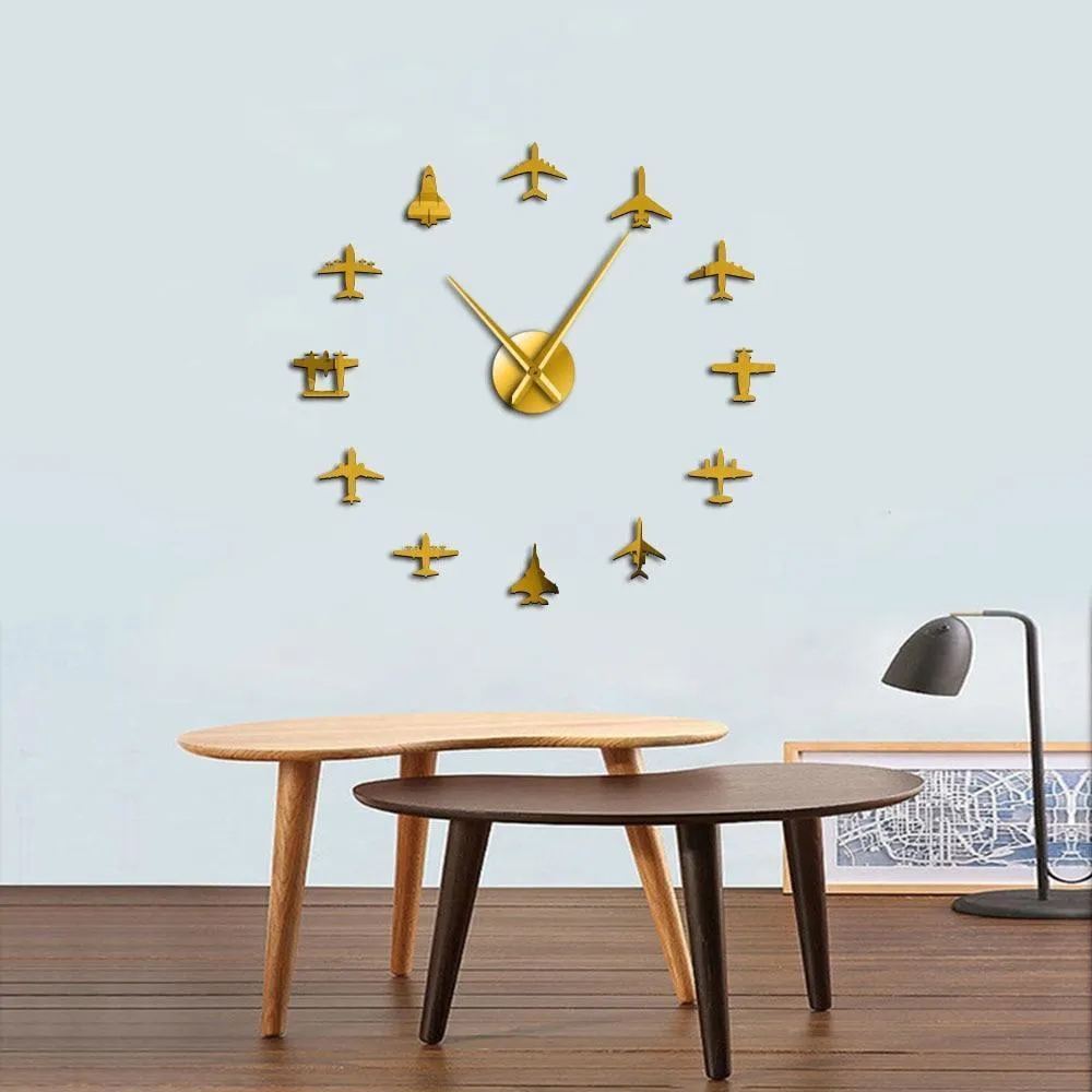 Giant Airplane Wall Clock