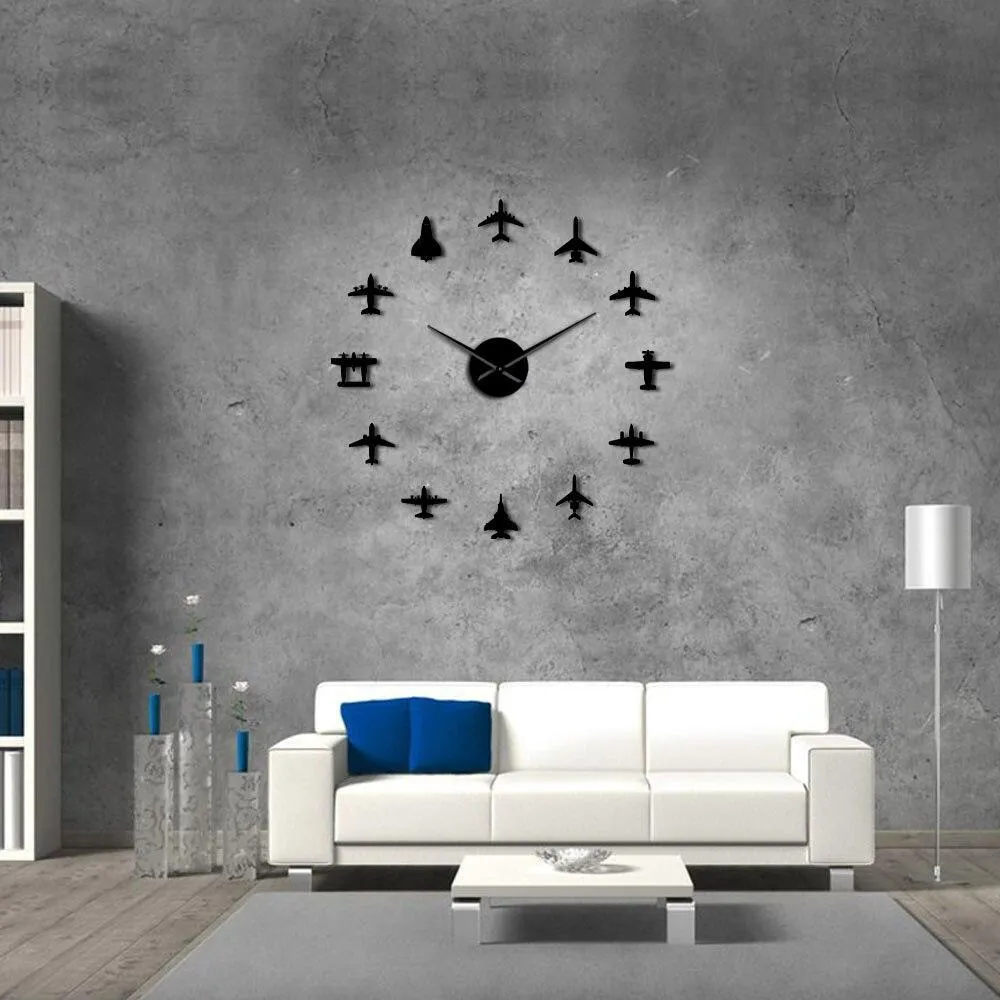 Giant Airplane Wall Clock