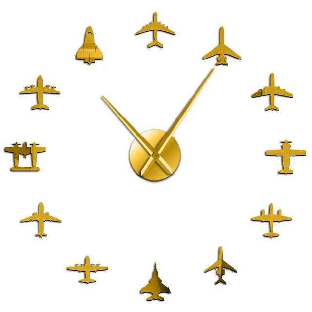 Giant Airplane Wall Clock