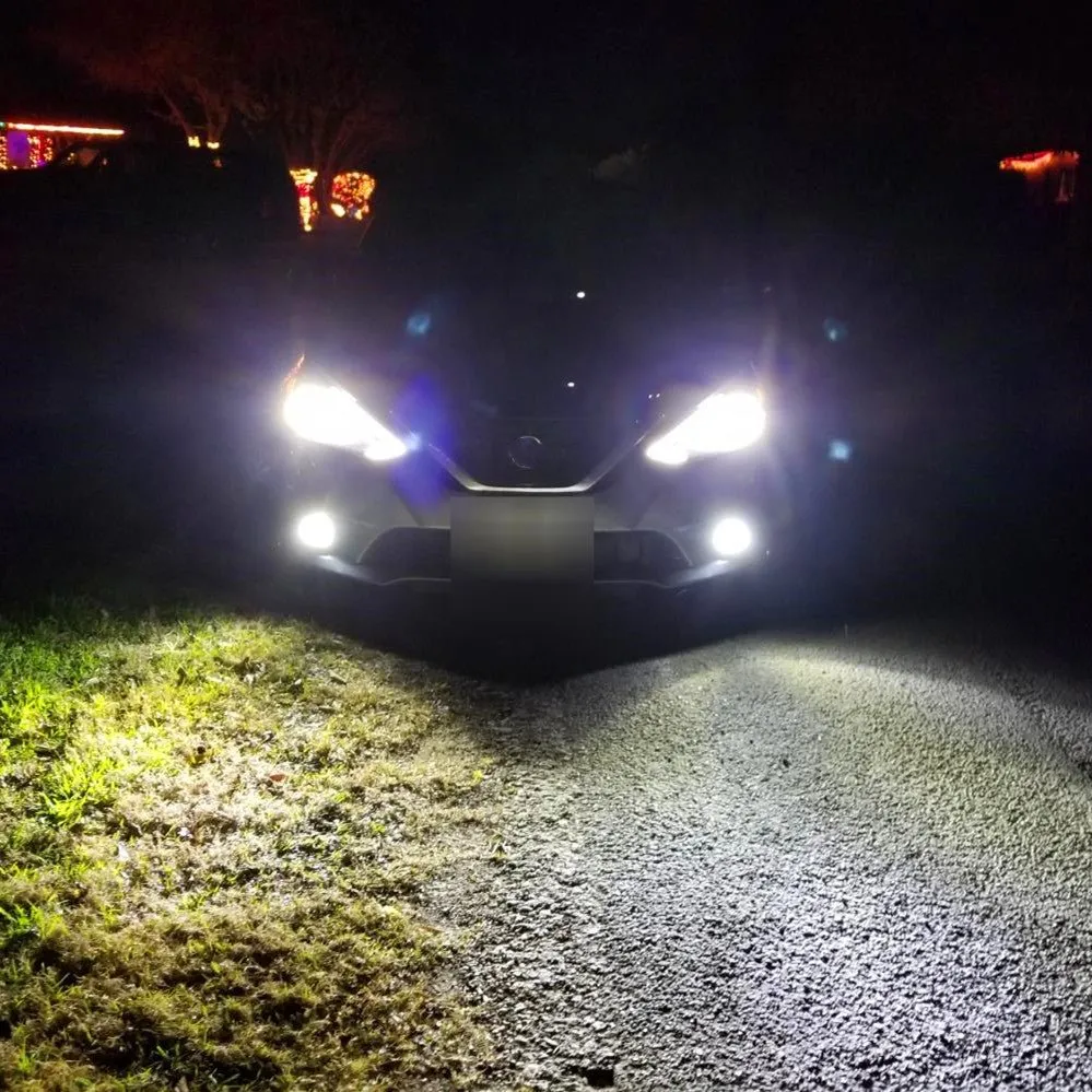 H8 H9 H11 LED Switchback White/Yellow Forward Lightings, Fog Lights Bulbs
