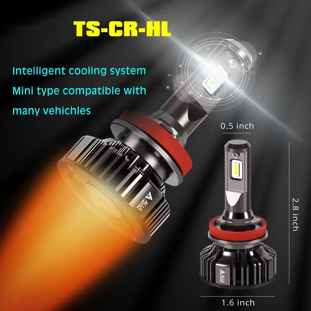 H8 H9 H11 LED Switchback White/Yellow Forward Lightings, Fog Lights Bulbs