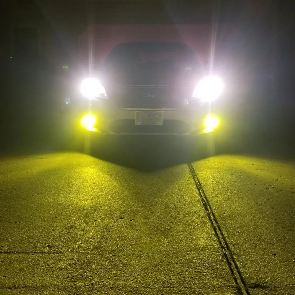 H8 H9 H11 LED Switchback White/Yellow Forward Lightings, Fog Lights Bulbs