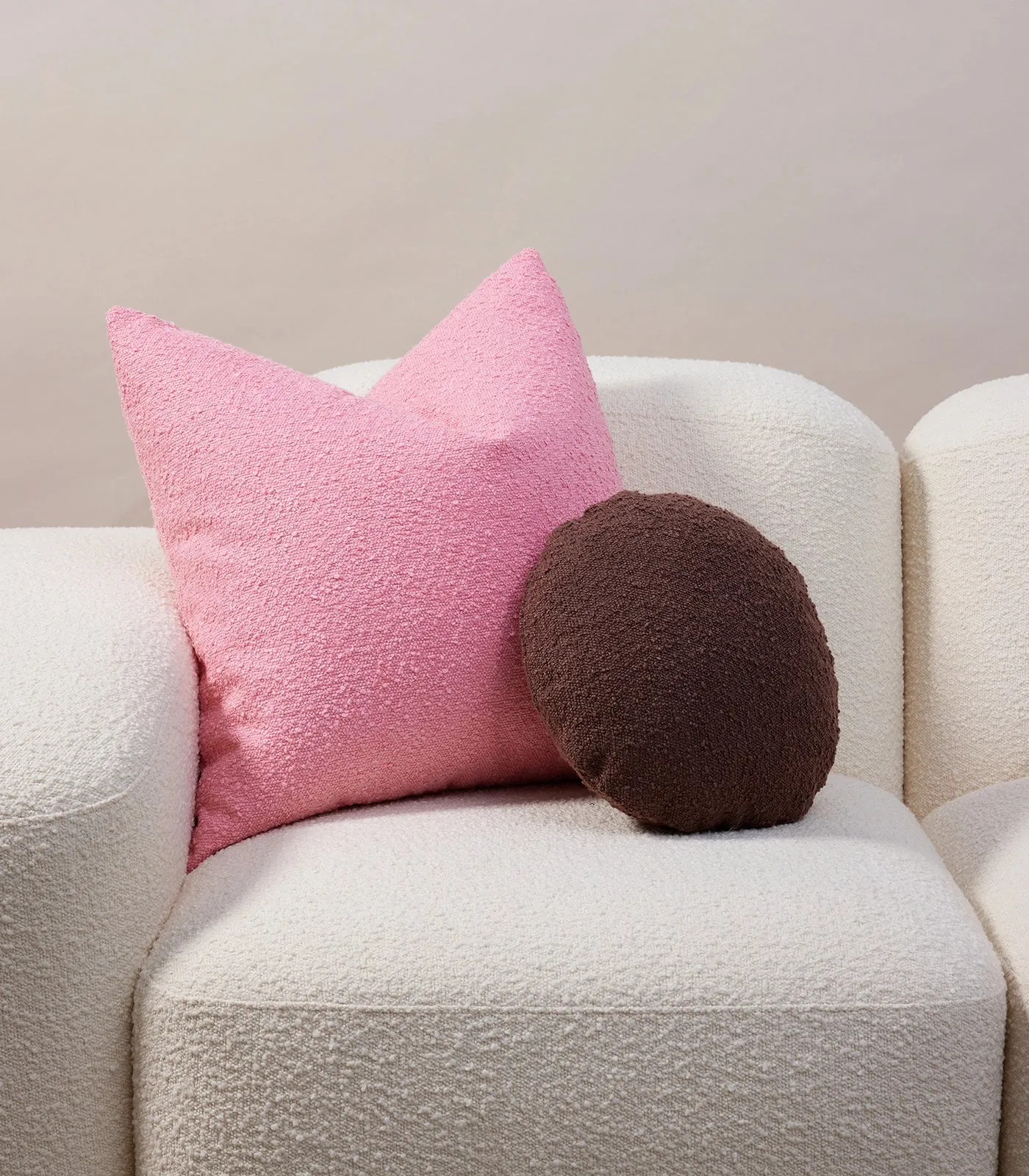 Hommey Boucle Cushion - Bubblegum