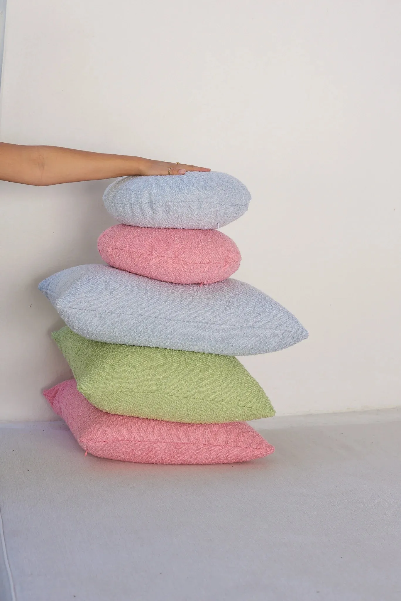 Hommey Boucle Cushion - Sky