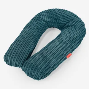 Hug Pillow - Cord Teal Blue