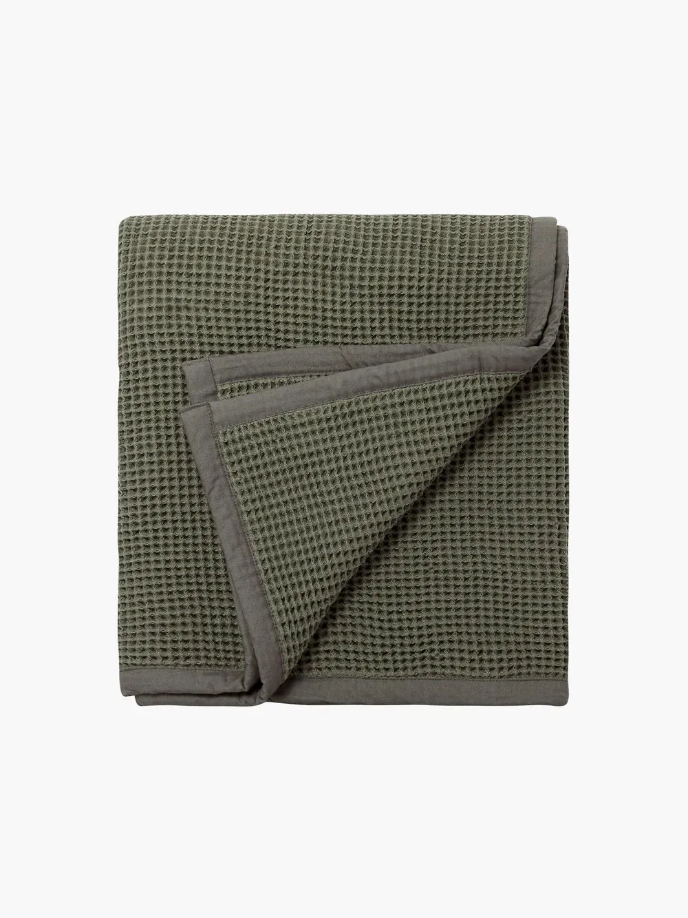 Isla Waffle Blanket | Fern