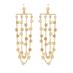 Julie Cohn Chapel Bronze Chandelier Chain Earring