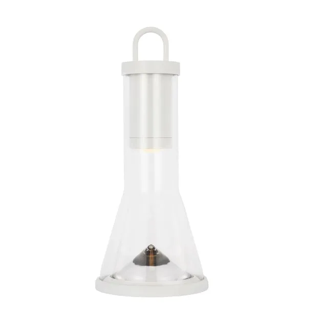 Kandella Accent Rechargeable Table Lamp - White
