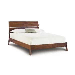 Linn Walnut Platform Bed - Priority Ship
