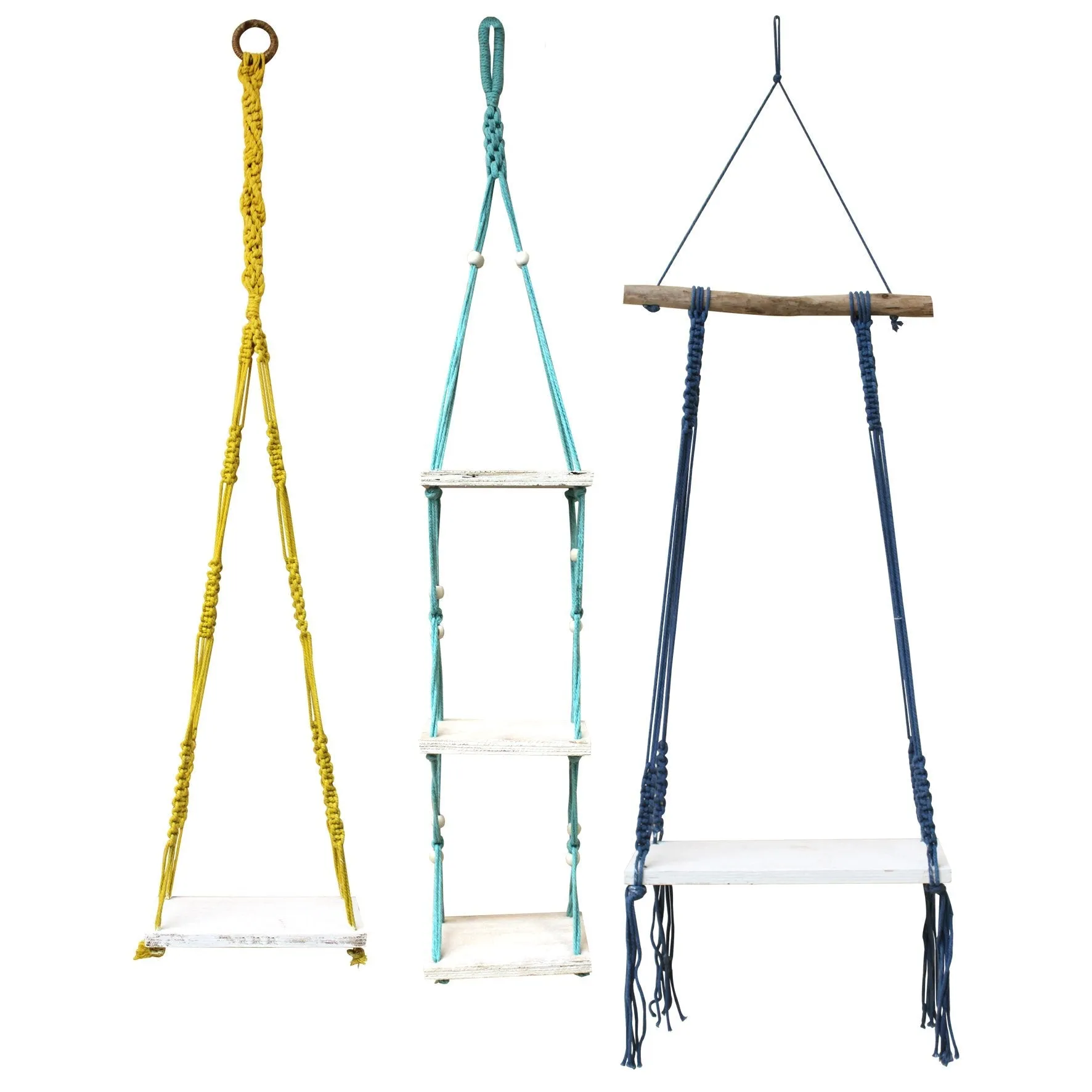 Macrame Dark Blue Shelf