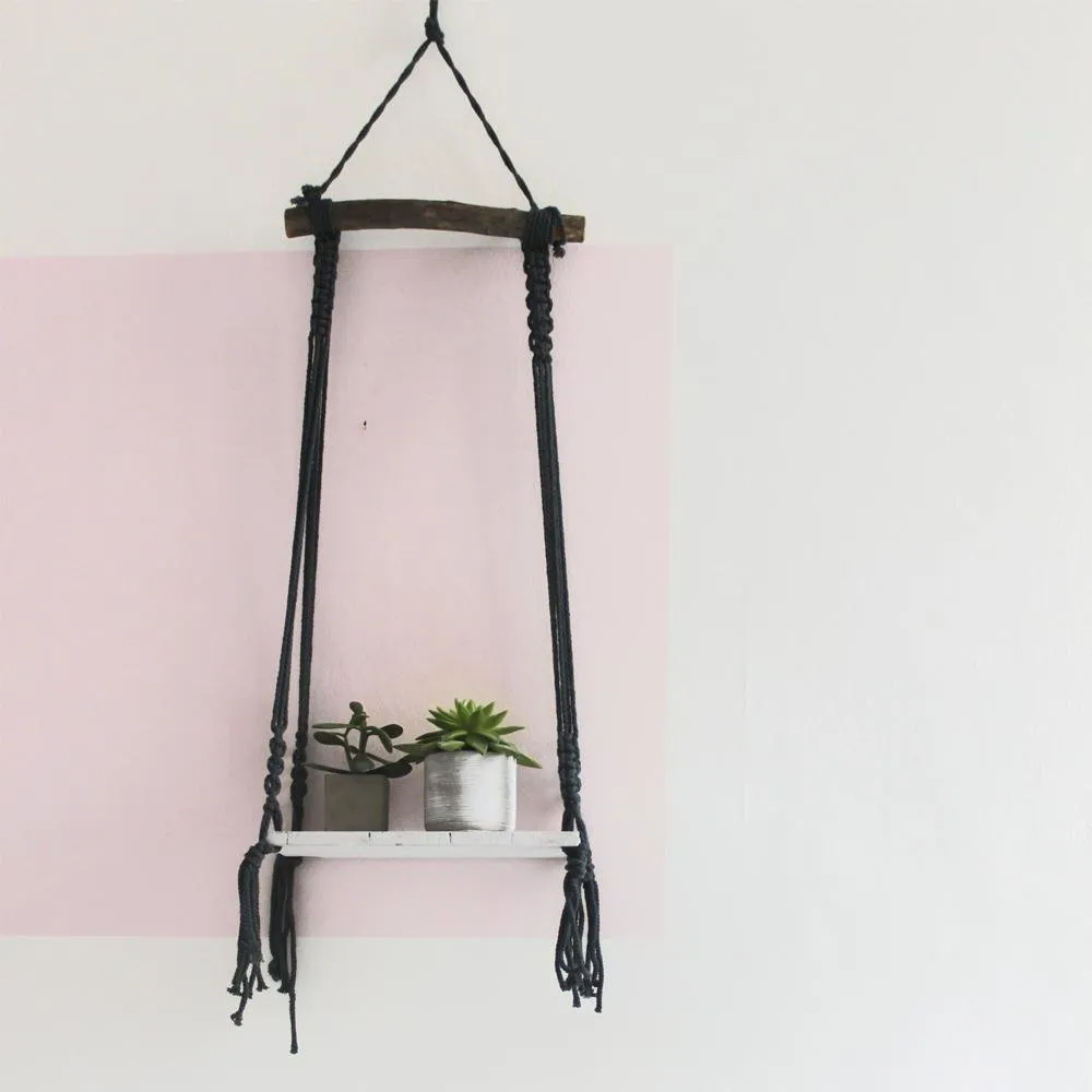 Macrame Dark Blue Shelf