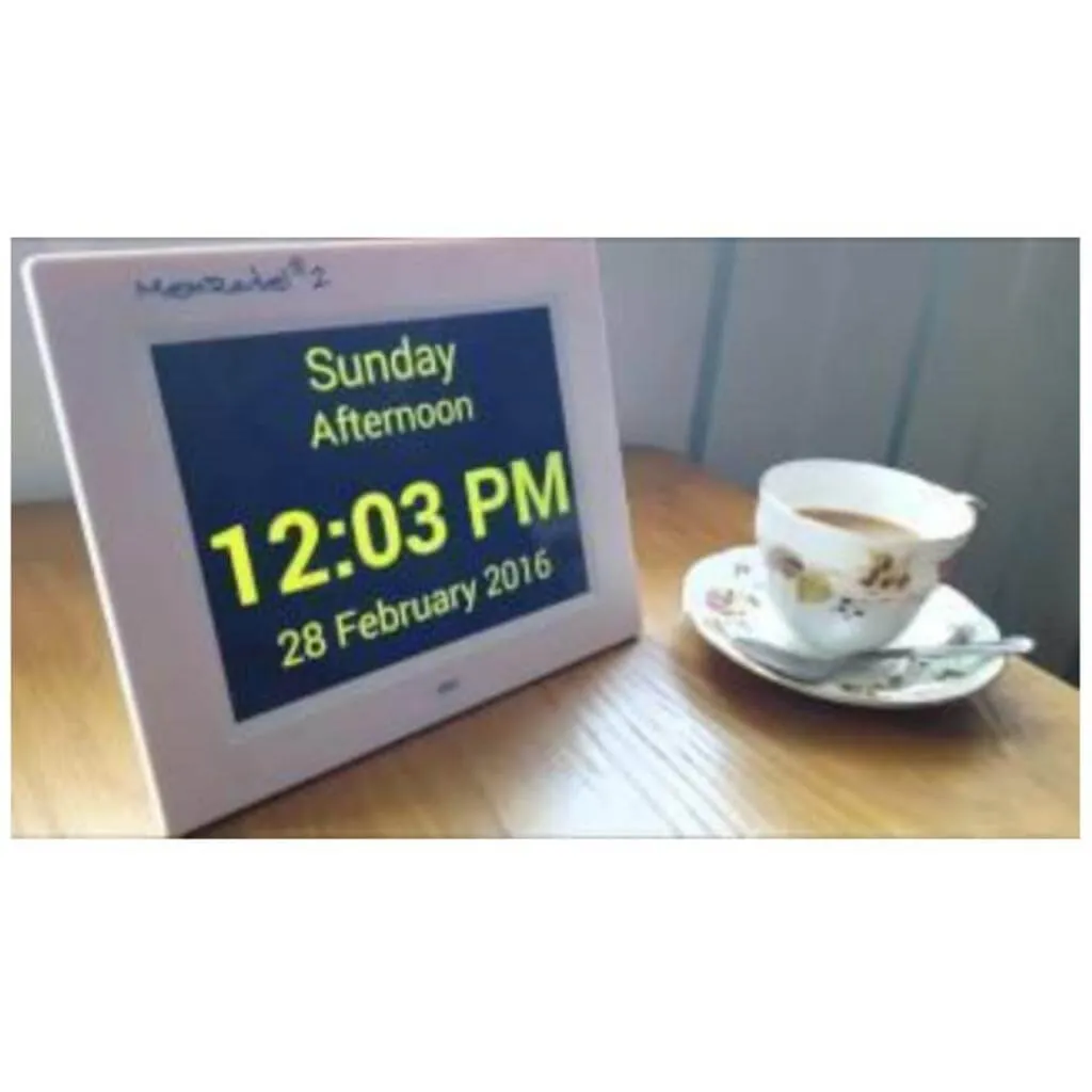 MemRabel 2 (v5) Audio Visual Orientation/Calendar Alarm Clock