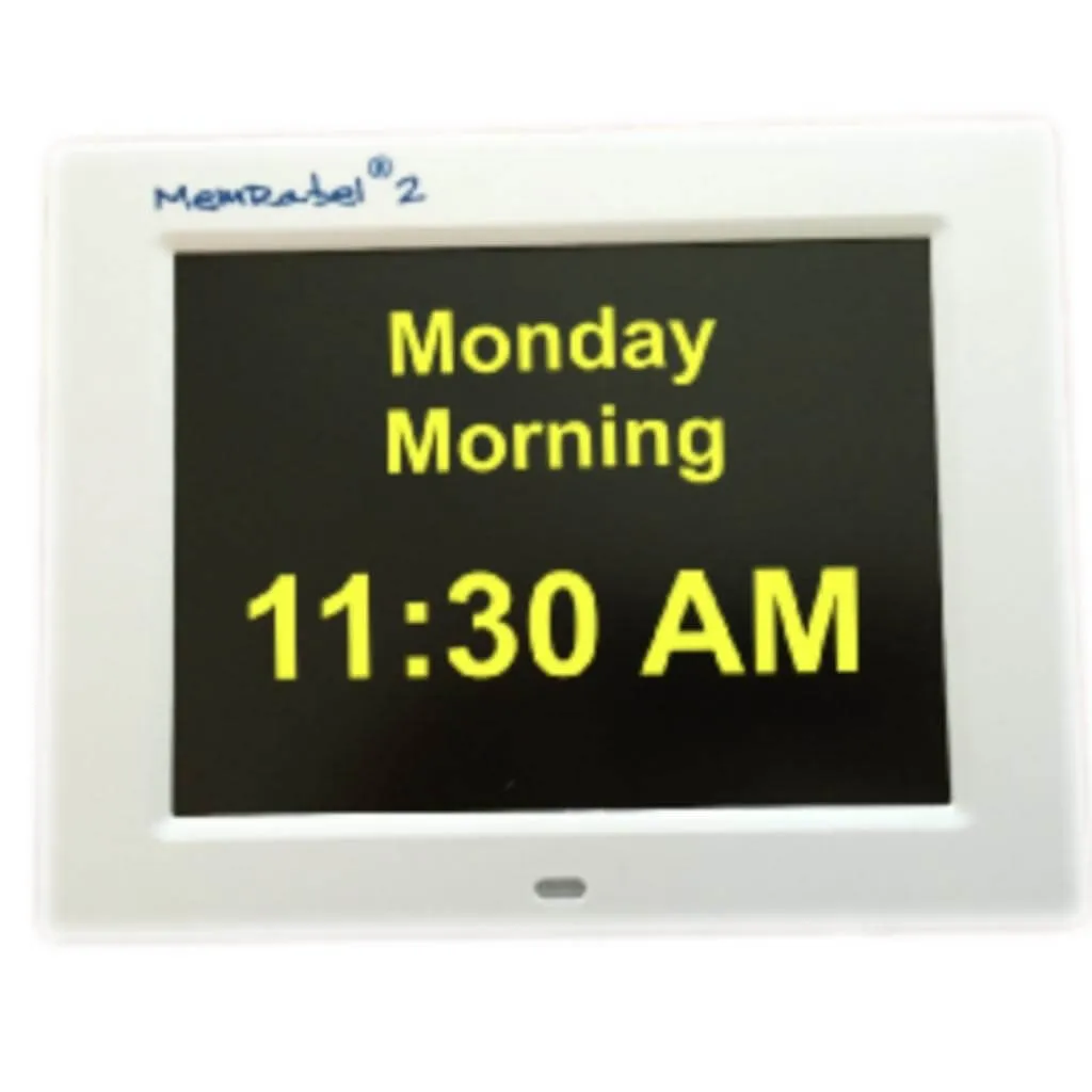 MemRabel 2 (v5) Audio Visual Orientation/Calendar Alarm Clock