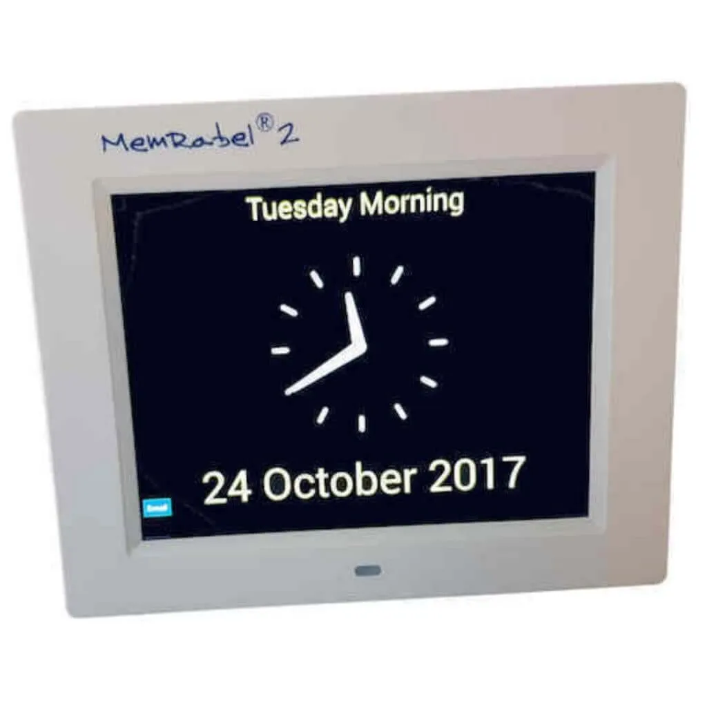 MemRabel 2 (v5) Audio Visual Orientation/Calendar Alarm Clock