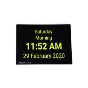MemRabel 3-X Dementia Orientation Clock - Touch Screen