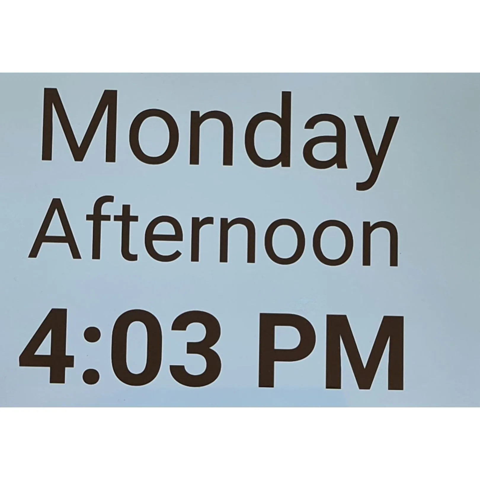 MemRabel 3-X Dementia Orientation Clock - Touch Screen