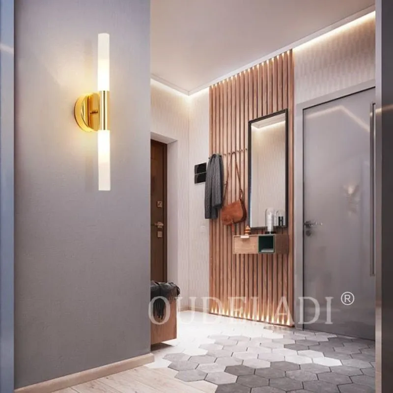Metal Tube LED Wall Lamps