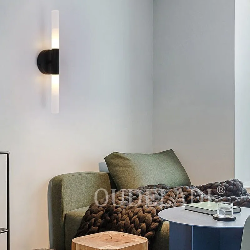 Metal Tube LED Wall Lamps