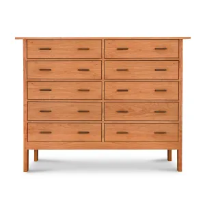 Modern Craftsman 10-Drawer Dresser