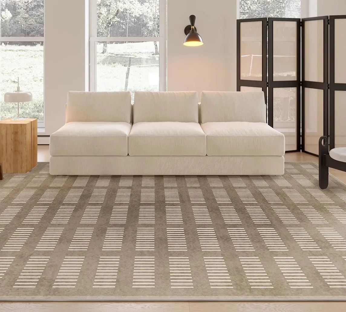 Modern Living Room Rug Placement Ideas, Thick Soft Floor Carpets for Living Room, Dining Room Modern Rugs, Soft Contemporary Rugs for Bedroom