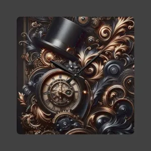 Obsidian Moment Acrylic Wall Clock