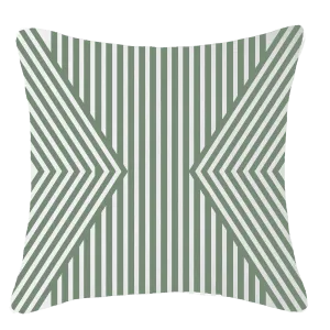 Outdoor Parasol Green Lounge Cushion 55 x 55 cm