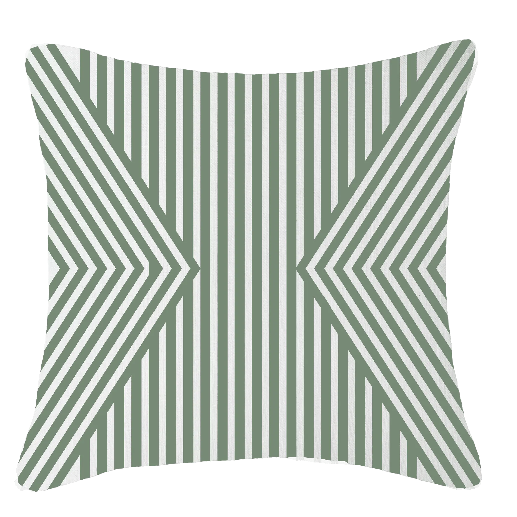 Outdoor Parasol Green Lounge Cushion 55 x 55 cm