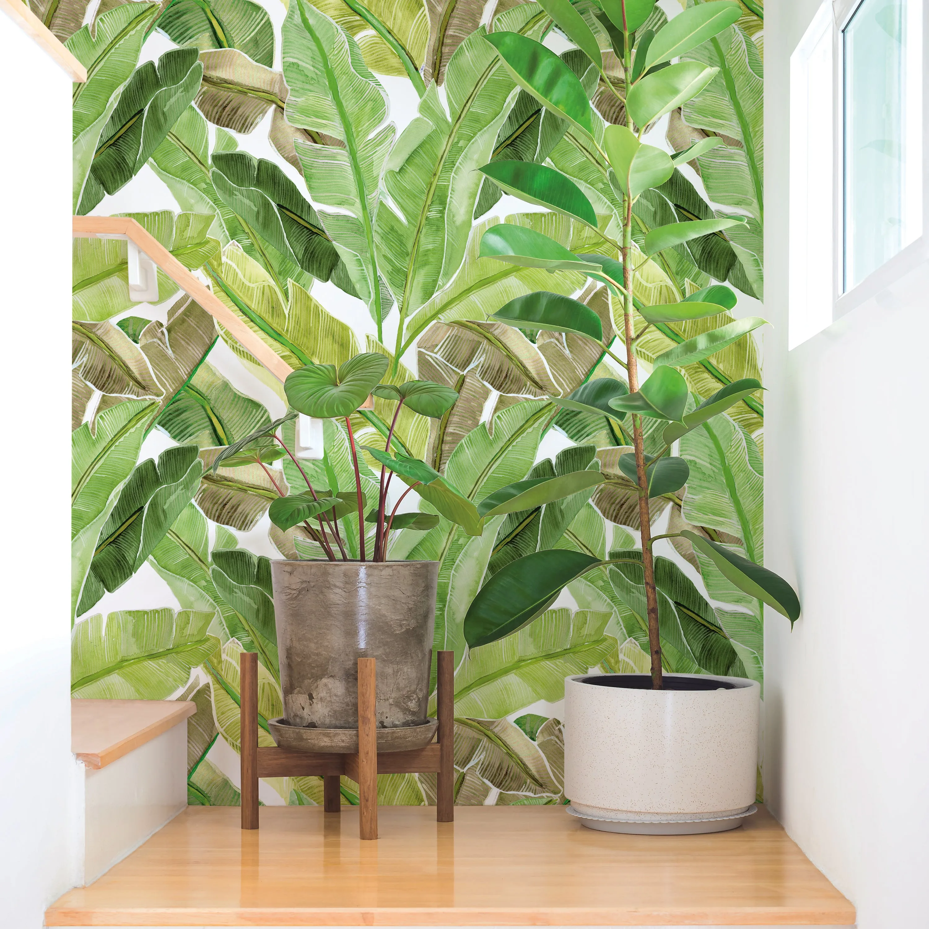 Palm Leaves Mural Wallpaper
