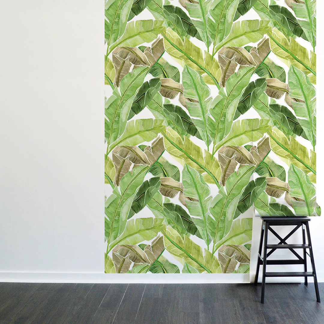 Palm Leaves Mural Wallpaper