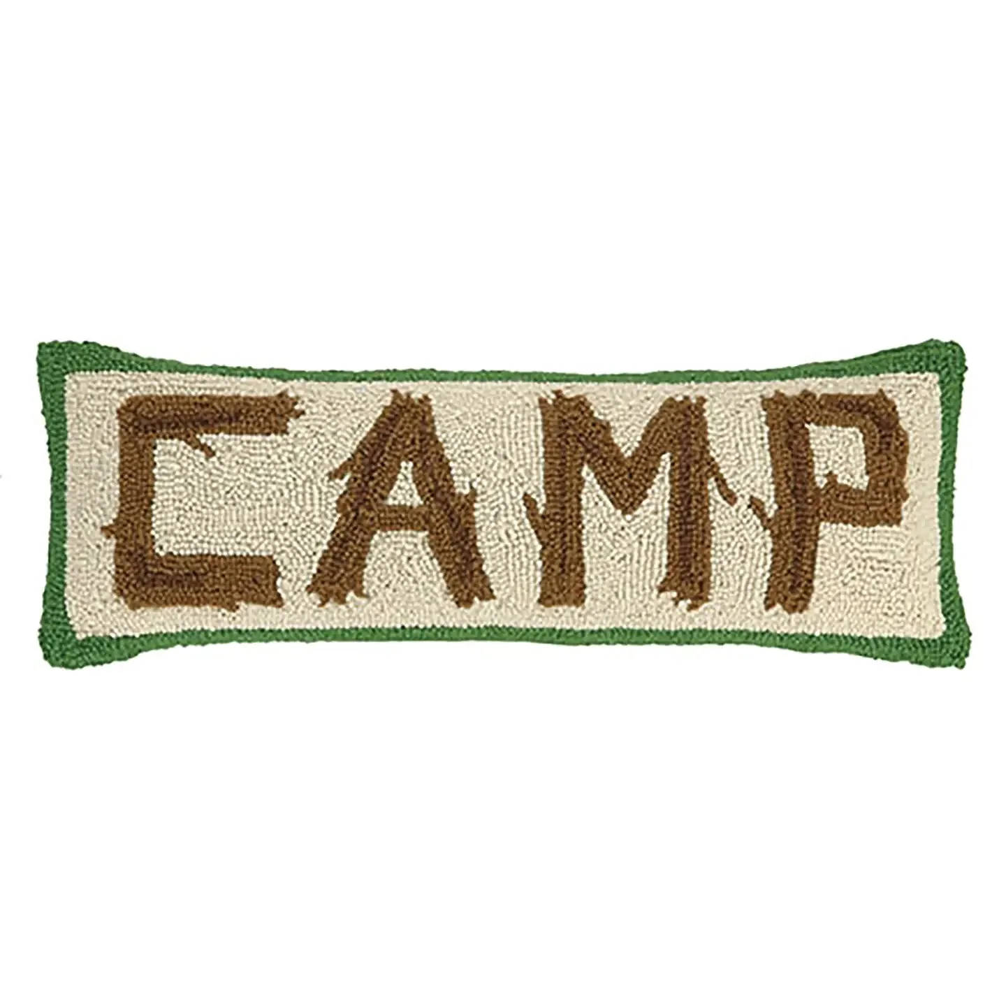 Peking Handicraft Camp Twig Wool Hook Cushion