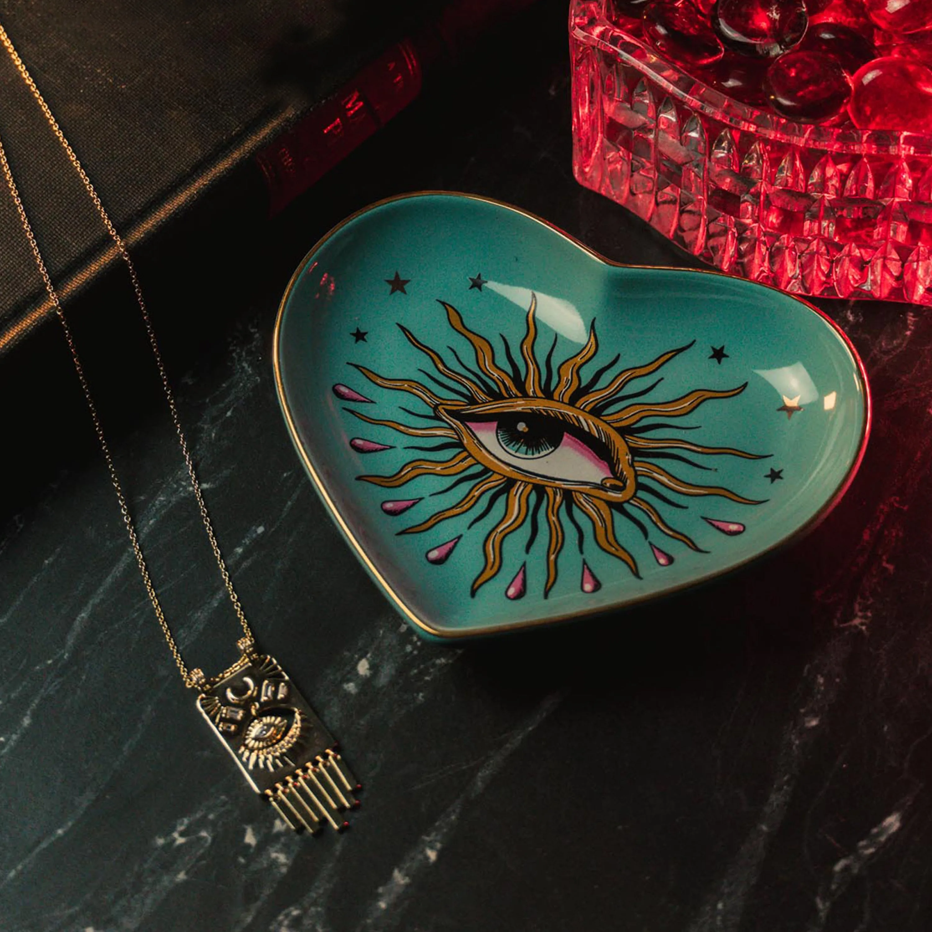 Pop Art Eye Heart Dish